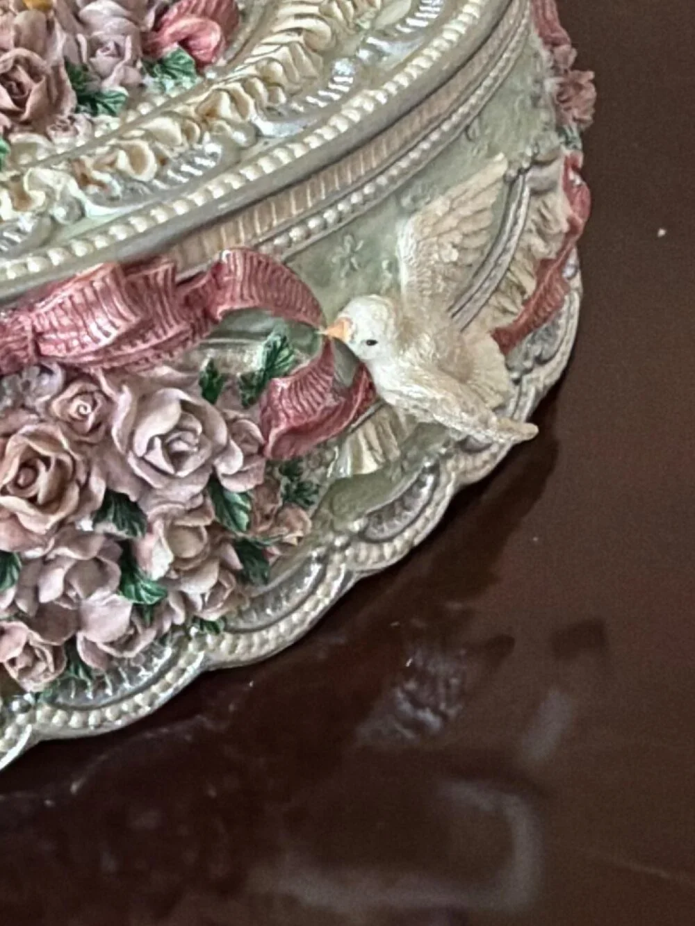 San Francisco Music Box Ltd Ed 41/4500 Caroline Carousel Horse Heart Will Go On